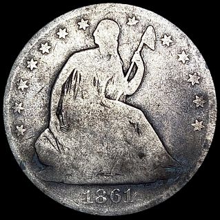 1861-O Seated Liberty Half Dollar NICELY CIRCULATE