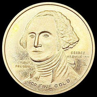 1976 US Washington .0811oz Gold Round UNCIRCULATED