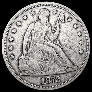 1872 Silver Trade Dollar NICELY CIRCULATED