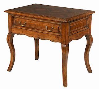 FRENCH ONE-DRAWER LAMP TABLE