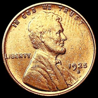 1925-S RED Wheat Cent UNCIRCULATED