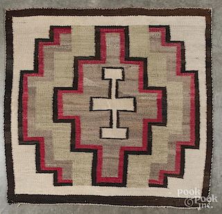 Two Navajo weavings, early 20th c., 61" x 31" and