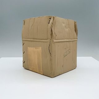 Michel Harvey Postmodern Ceramic Corrugated Box Vase