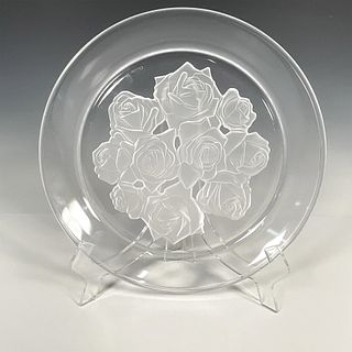 Christian Dior Crystal Centerpiece Bowl, Frosted Roses