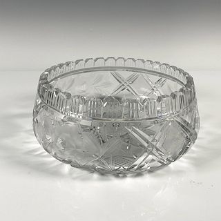 Ornate Brilliant Cut Crystal Bowl