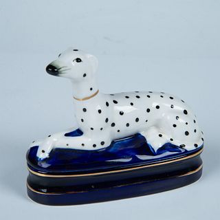 Fitz and Floyd Porcelain Keepsake Box, Dalmatian