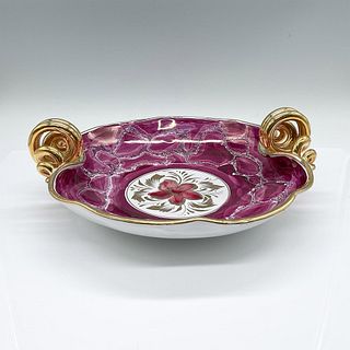 Italian Hand Painted Porcelain Floral Bowl