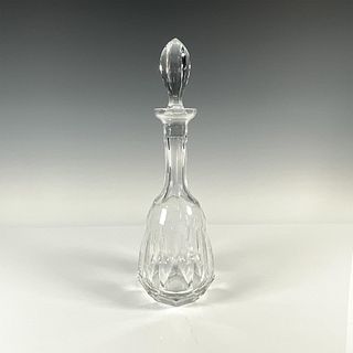 Faceted Crystal Decanter With Stopper