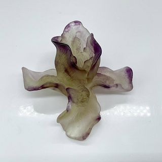 Daum Crystal Floral Sculpture