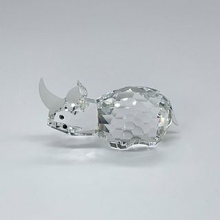 Swarovski Silver Crystal Figurine, Rhinoceros