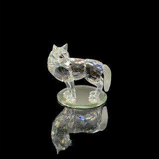 Swarovski Silver Crystal Figurine, Wolf 207549