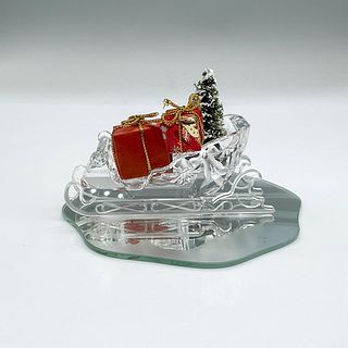 Swarovski Crystal Figurine, Santa's Christmas Sleigh