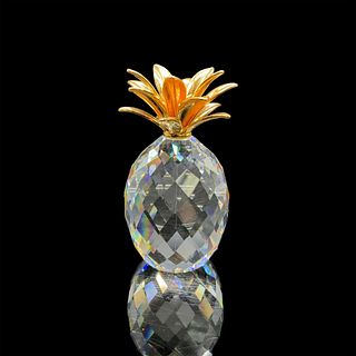 Swarovski Crystal Figurine, Small Gold Pineapple 012726