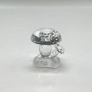 Swarovski Silver Crystal Figurines, Mushrooms