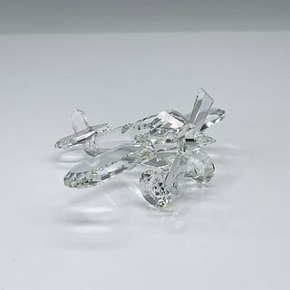 Swarovski Silver Crystal Figurine, Aeroplane