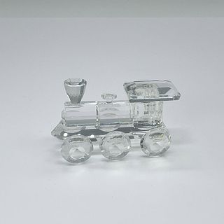Swarovski Silver Crystal Figurine, Train Locomotive