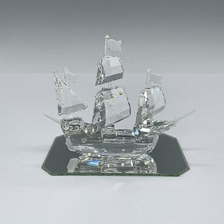Swarovski Crystal Figurine, Santa Maria Ship + Base