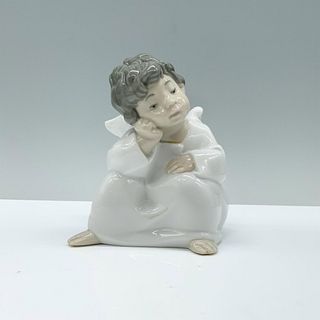 Angel Thinking 1004539 - Lladro Porcelain Figurine