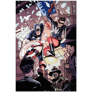 Marvel Comics "Captain America and Bucky #621" Numbered Limited Edition Giclee on Canvas by Chris Samnee with COA.