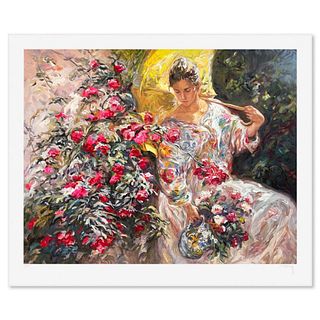 Royo, "En Flor" Limited Edition Publisher's Proof (28.5" x 36"), Numbered 1/7 and Hand Signed with Letter of Authenticity.
