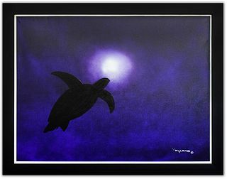 Wyland- Original Painting on Canvas "Deep Sea Swim"