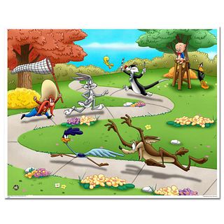 Looney Tunes Picnic Numbered Limited Edition Giclee from Warner Bros, with Certificate of Authenticity.