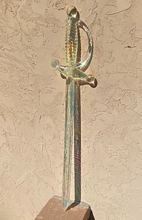 KEITH CROFTON '12, Fire opal cocktail sword