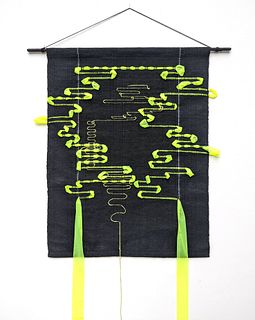 LESLIE GROFF '11, Woven Drawing VI