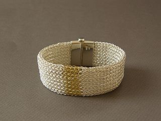 HANNE BEHRENS, Silver & Gold Bracelet