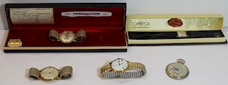 JEWELRY. Vintages Men's and Ladies' Watch Grouping