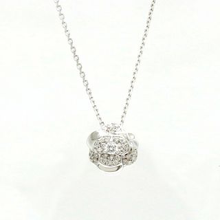 CHANEL CAMELLIA PAVE NECKLACE