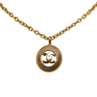 CHANEL COCOMARK ROUND NECKLACE