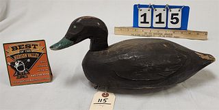 Vintage Duck Decoy 7"H X 14 1/2"L X 6"W