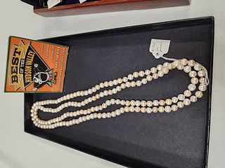 62" Cultured Pearl Necklace