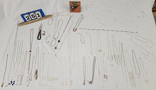 Lot Sterl Necklaces 21.32 Ozt