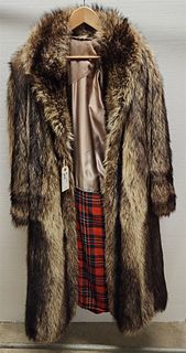 Full Length Raccon Coat