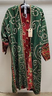 Afghani Embroidered + Metal Coin Applique Coat