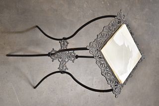 IRON & MARBLE PLANT STAND