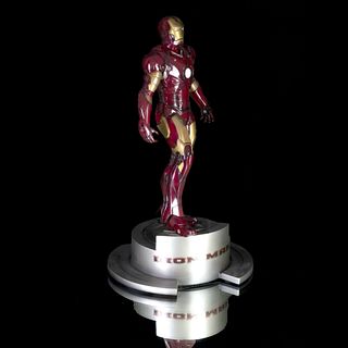 Iron Man Movie fine art Statue. The Kotobukiya Collection Marvel Studios.  Marvel, 2008.  Edición limitada 6346 / 7000.