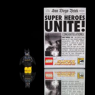 Lego DC Universe Super Heroes. Batman Mini figura.  Figura exclusiva de SDCC, 2011.  Muy rara.