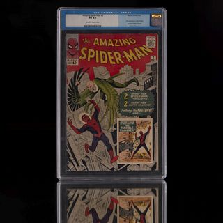 Amazing Spider Man #2. 3rd appearance of Spider-Man. 1st app. The Vulture (Adrian Toomes) and the Terrible Tinkerer (Phineas Mason).