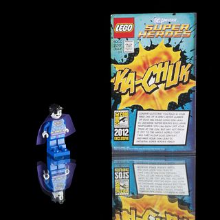Lego DC Universe Super Heroes.  Bizarro Mini figura. Figura exclusiva SDCC, 2012.  Muy Rara.