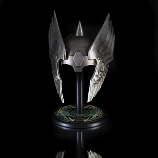 Helmet of Thor - Lord of Asgard (Marvel). Reproducción metálica de tamaño real producida por Windlass Studios. Con certificado.