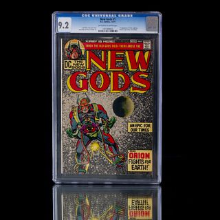 New Gods #1. 1st appearance of Orion, Lightray, Metron, High-Father and Kalibak. Calificación 9.2.  Editor D.C. Comics.