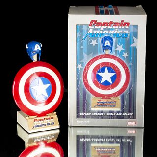 Captain America. Captain America´s shield and helmet. Sideshow Collectible.  Edición limitada, 560/1000.