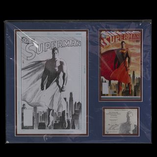 Dc Cover Art Reproduction Print: SUPERMAN Art by Alex Ross. Originally published in Superman #675.  Limited Edition 59 de 500.