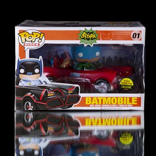 Funko POP!.  Batimobile (Rojo) (Toy Tokyo). Batman Classic TV Series.  DC Comics.  Nuevo.  En caja.