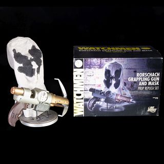 Watchmen Rorschach Grappling Gun and Mask, Prop replica set. Con certificado de autenticidad.  Edición limitada 0256 / 1,000.