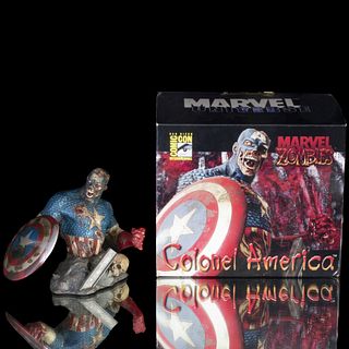 Colonel America.  Estatua de busto Diamond Select.  Marvel Zombies.  Marvel Universe.  Edición limitada AP18/ 1000.