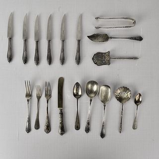 Antique Silver and Silver Handle Tableware